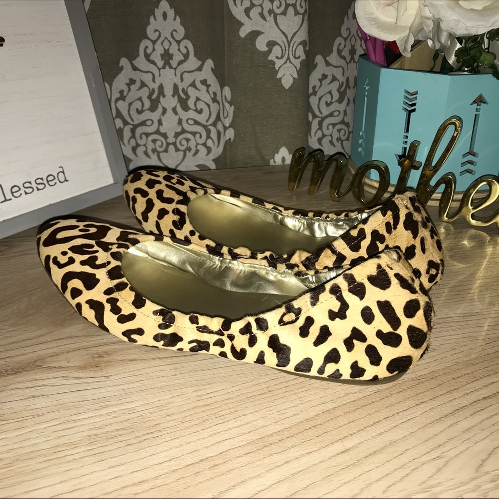 Women’s Audrey Brooke Cheetah Flats - Size 8.5